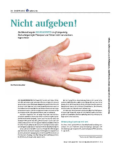 Vorschauseite 1: Nicht aufgeben!