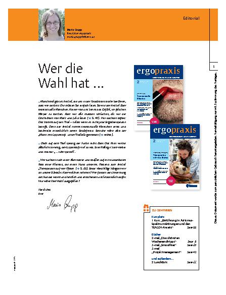 Vorschauseite 1: Wer die Wahl hat …