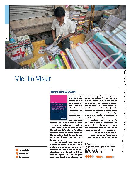Vorschauseite 1: Geriatrische Rehabilitation – Orientierungshilfe