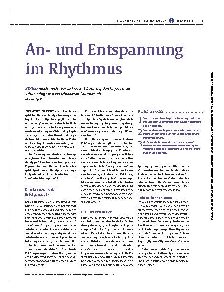 Vorschauseite 2: An- und Entspannung im Rhythmus