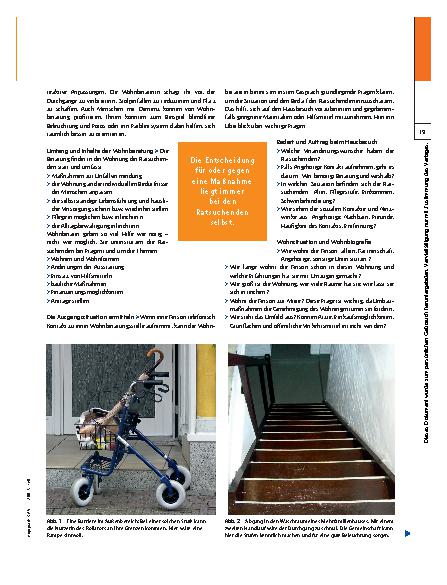 Vorschauseite 2: Wohnberatung – Das Zuhause erhalten