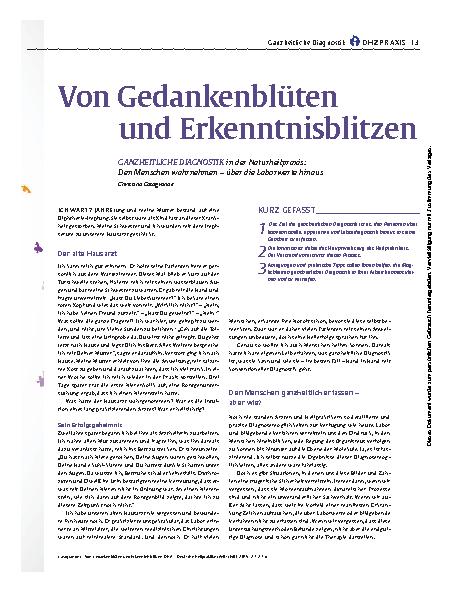 Vorschauseite 2: Von Gedankenblüten und Erkenntnisblitzen