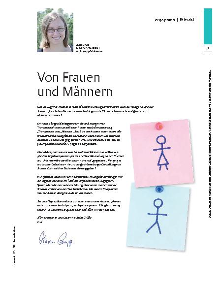 Vorschauseite 1: Von Frauen und Männern