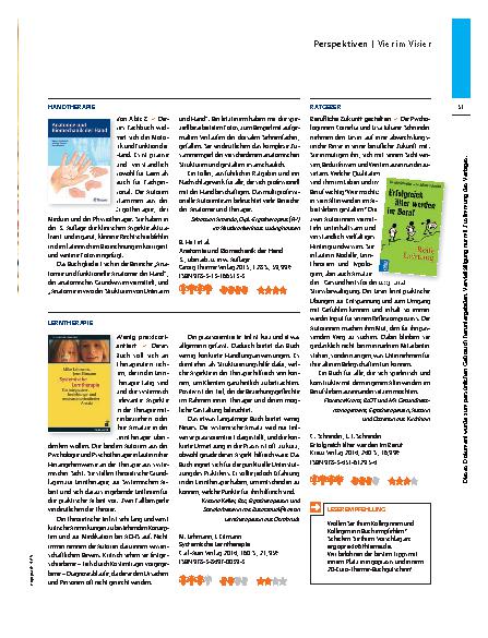 Vorschauseite 1: Lerntherapie – Wenig praxisorientiert