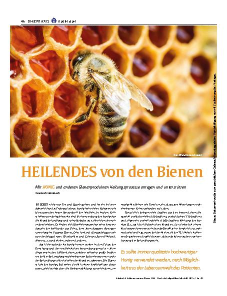 Vorschauseite 1: Heilendes von den Bienen