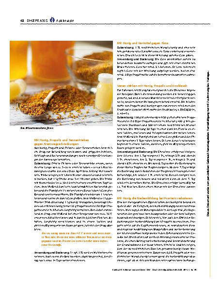 Vorschauseite 3: Heilendes von den Bienen