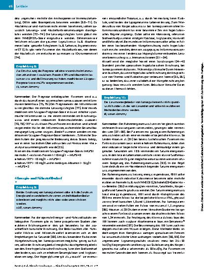 Vorschauseite 6: S3-Leitline der Deutschen Gesellschaft für Ernährungsmedizin e. V. (DGEM) in Kooperation mit der Deutschen Gesellschaft für Hämatologie und Onkologie e. V. (DGHO), der Arbeitsgeme…