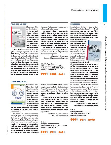 Vorschauseite 1: Reingelesen – Erweitert den Horizont