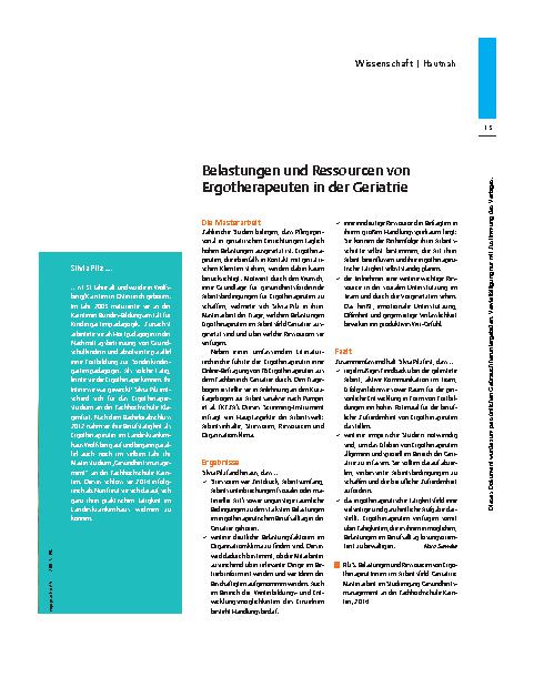 Vorschauseite 2: Für mehr Zufriedenheit im Job – Silvia Pilz