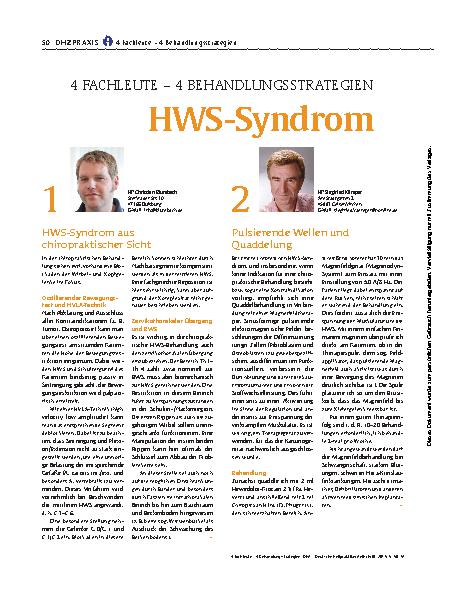 Vorschauseite 1: 4 Fachleute – 4 Behandlungsstrategien: HWS-Syndrom