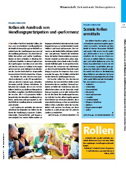 Vorschauseite 2: Internationale Studienergebnisse