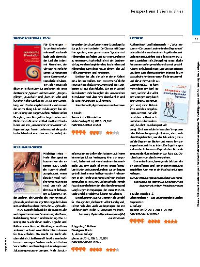 Vorschauseite 1: Sensorische Stimulation – Für Einsteiger