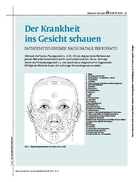 Vorschauseite 1: Der Krankheit ins Gesicht schauen