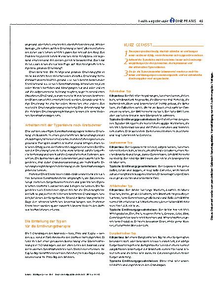 Vorschauseite 2: Richtig(es) essen