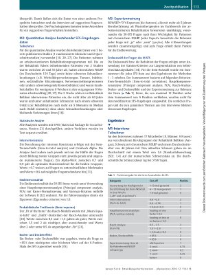 Vorschauseite 4: Entwicklung einer Kurzversion des Spinal Function Sort (M-SFS): Ein Mixed-Method-Ansatz,