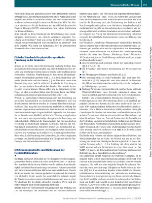 Vorschauseite 2: Ethikkommissionen für physiotherapeutische Forschung – ein Diskurs