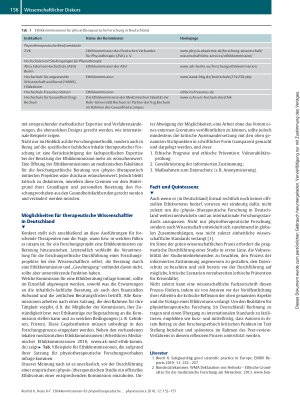 Vorschauseite 5: Ethikkommissionen für physiotherapeutische Forschung – ein Diskurs