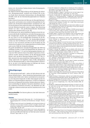 Vorschauseite 6: Ist die Beweglichkeit der HWS bei Patienten mit chronischem Nackenschmerz eingeschränkt?