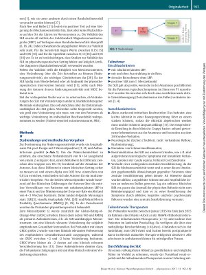 Vorschauseite 2: Können Physiotherapeuten klinisch relevante Veränderungen des Straight-Leg-Raise-Tests bei Probanden mit subakuten/akuten Beschwerden feststellen?