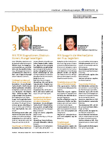Vorschauseite 2: 4 Fachleute – 4 Behandlungsstrategien: Östradiol-Progesteron-Dysbalance