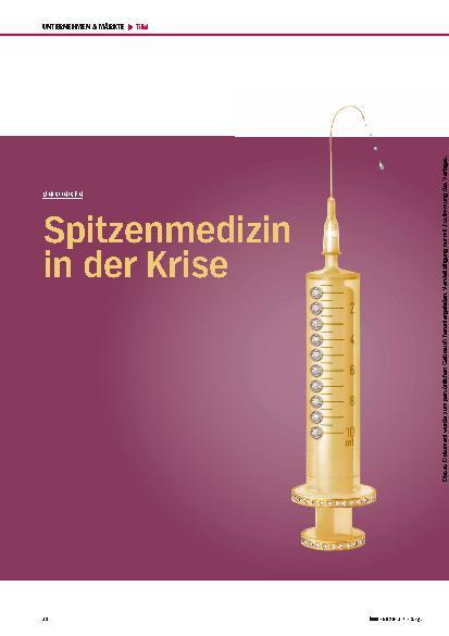 Vorschauseite 1: Spitzenmedizin in der Krise