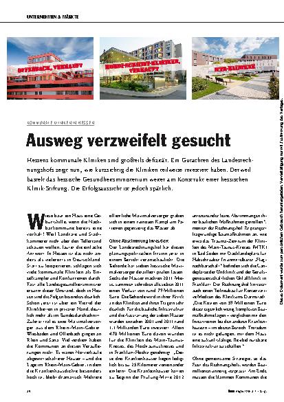 Vorschauseite 1: Ausweg verzweifelt gesucht