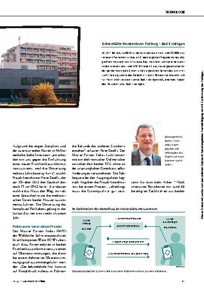 Vorschauseite 2: Zwei Kliniken – eine gemeinsame Sprache