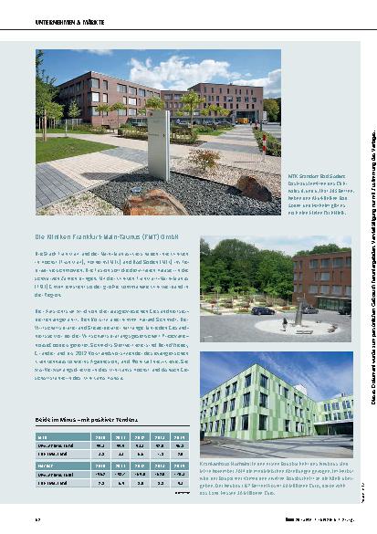 Vorschauseite 3: Kliniken Frankfurt-Main-Taunus GmbH: Fusion der anderen Art