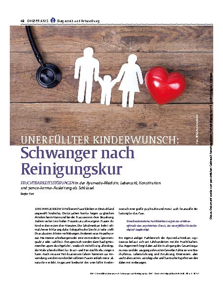 Vorschauseite 1: Unerfüllter Kinderwunsch: Schwanger nach Reinigungskur