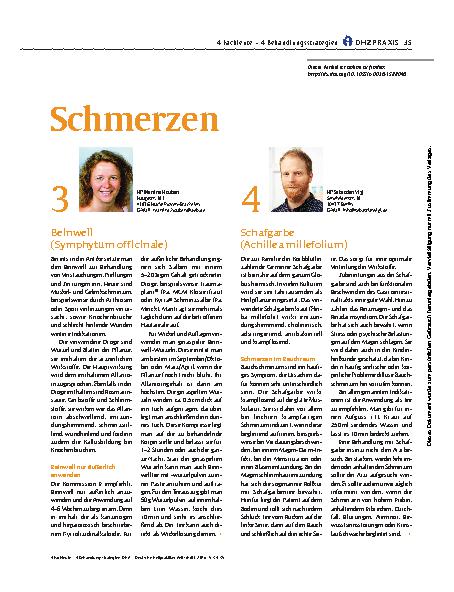 Vorschauseite 2: Heilpflanzen gegen Schmerzen
