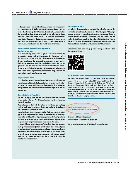 Vorschauseite 2: Leber und Milz richtig palpieren