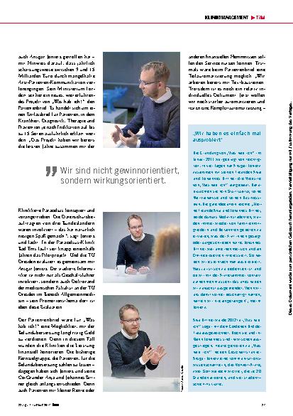 Vorschauseite 4: Manager des Jahres 2016: Ansgar Jonietz, Gründer und Chef von „Was hab’ ich?“