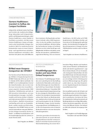 Vorschauseite 1: Standorterweiterung: Siemens Healthineers investiert in Aufbau des Campus Forchheim