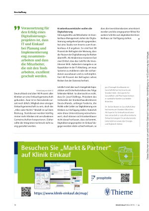 Vorschauseite 3: Krankenhauseinkauf im Jahr 2030: In alle Richtungen digital vernetzt