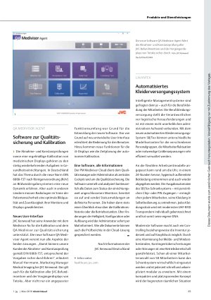 Vorschauseite 1: QA Medivisor Agent: Software zur Qualitätssicherung und Kalibration