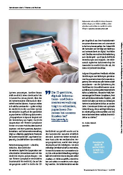 Vorschauseite 2: Digitale Dokumentation und Archivierung: Den digitalen Traum gemeinsam denken