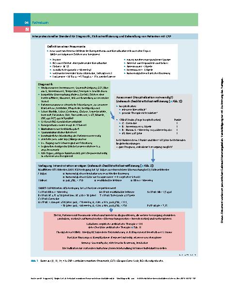 Vorschauseite 3: Ambulant erworbene Pneumonie in der Notfallmedizin – Sind Diagnostik- und Behandlungsstandards in der Notaufnahme hilfreich?