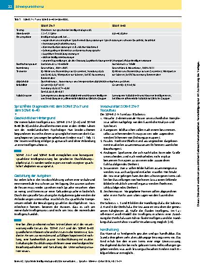 Vorschauseite 2: Sprachfreie Intelligenzdiagnostik: Die nonverbalen Intelligenztests SON-R 2½–7 und SON-R 6–40