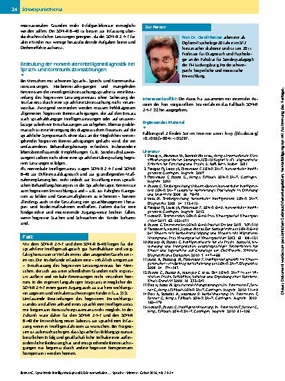 Vorschauseite 4: Sprachfreie Intelligenzdiagnostik: Die nonverbalen Intelligenztests SON-R 2½–7 und SON-R 6–40