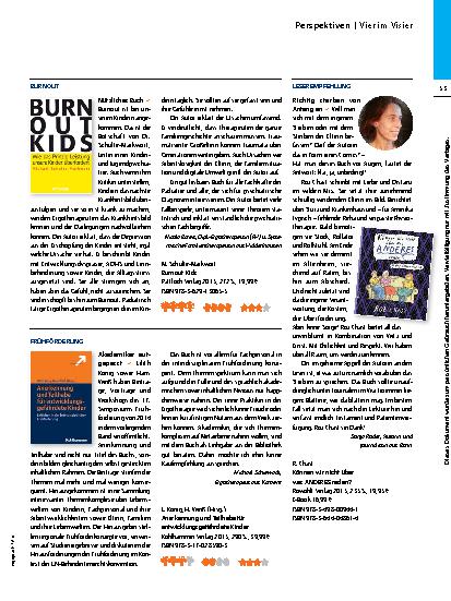 Vorschauseite 1: Burnout – Nützliches Buch