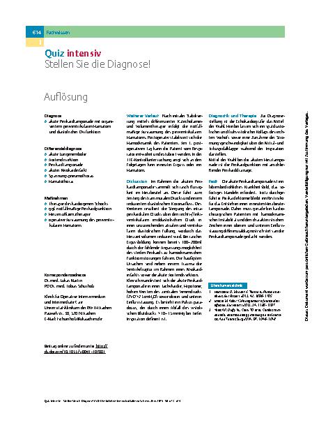 Vorschauseite 2: Quiz intensiv – Stellen Sie die Diagnose!