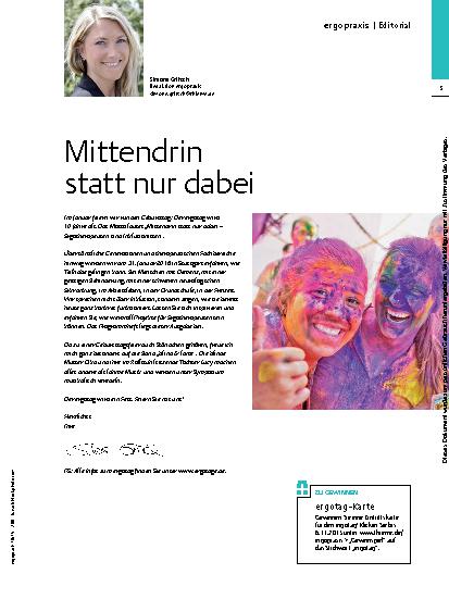 Vorschauseite 1: Mittendrin statt nur dabei