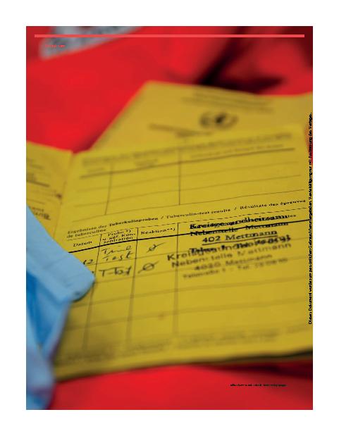 Vorschauseite 1: Tuberkulose im Rettungsdienst – Infektionsrisiko durch Flüchtlinge?