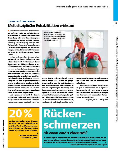 Vorschauseite 2: Internationale Studienergebnisse