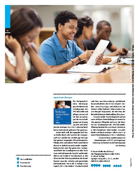 Vorschauseite 1: Facio-Orale Therapie – Für Fortgeschrittene