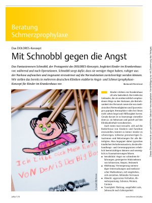 Vorschauseite 1: Mit Schnobbl gegen die Angst