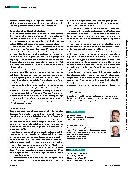 Vorschauseite 3: Allzeit bereit?