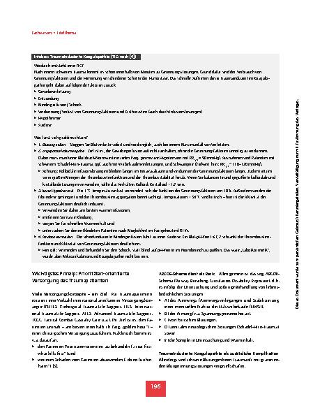 Vorschauseite 3: Schwere Blutungen an Extremitäten - So lassen sie sich stoppen