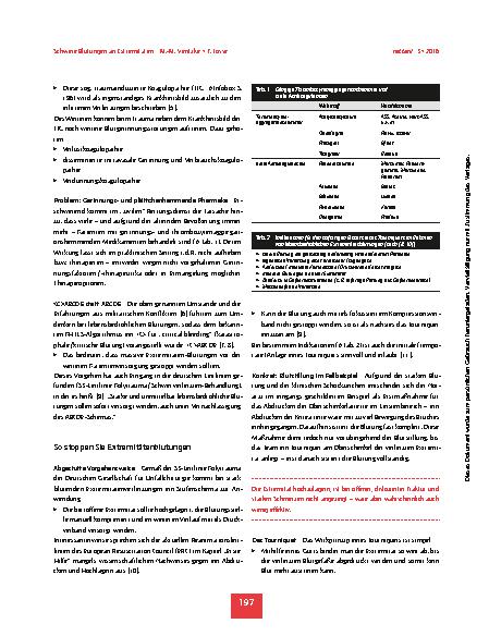 Vorschauseite 4: Schwere Blutungen an Extremitäten - So lassen sie sich stoppen