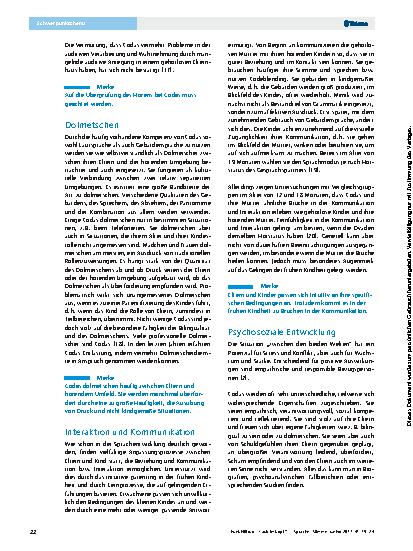 Vorschauseite 4: „Taub im Kopf?“ – Chancen und Risiken in der Entwicklung von hörenden Kindern gehörloser Eltern